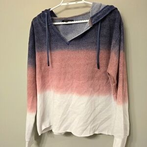 Farwest sweater with hood | SZ Medium | hoodie | soft pull over